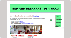 Desktop Screenshot of bedandbreakfast-denhaag.com