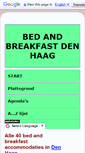 Mobile Screenshot of bedandbreakfast-denhaag.com