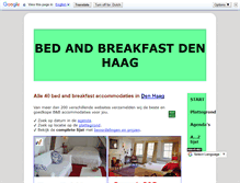 Tablet Screenshot of bedandbreakfast-denhaag.com